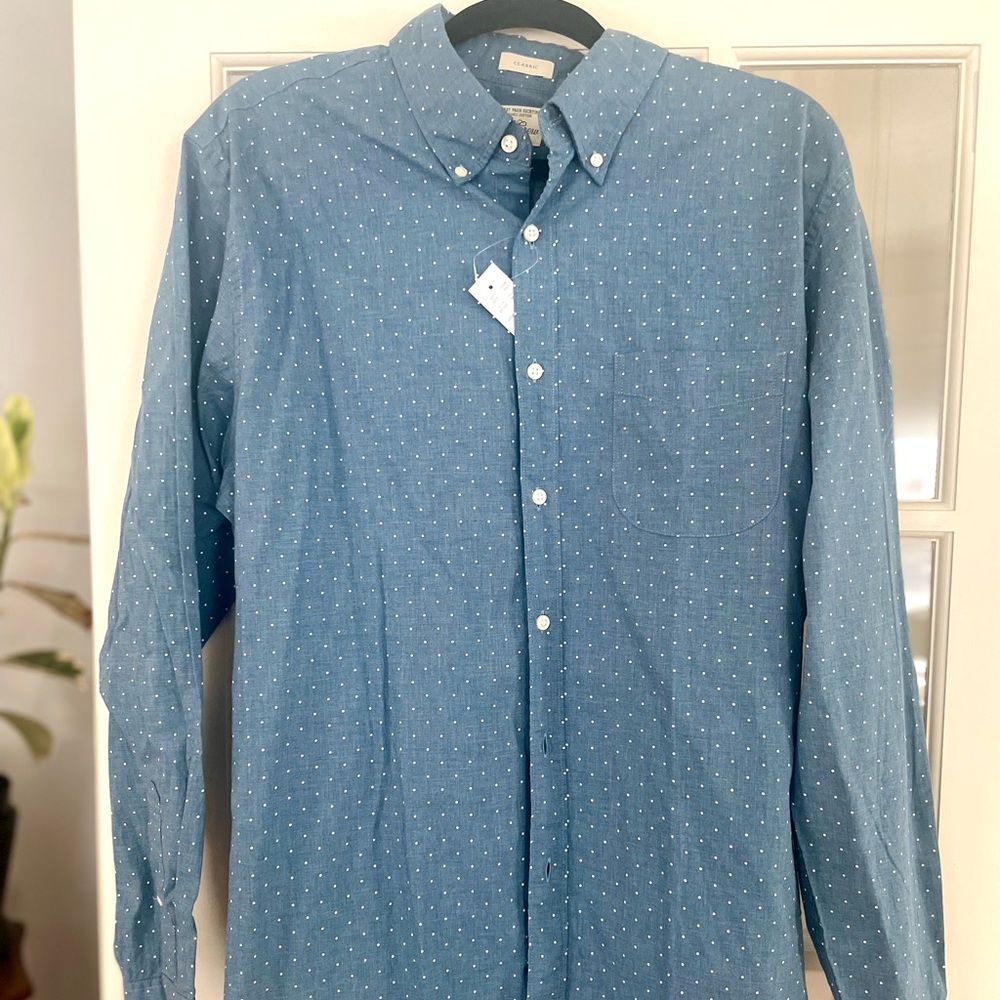 J. Crew Lightweight Classic Fit Cotton Button Down